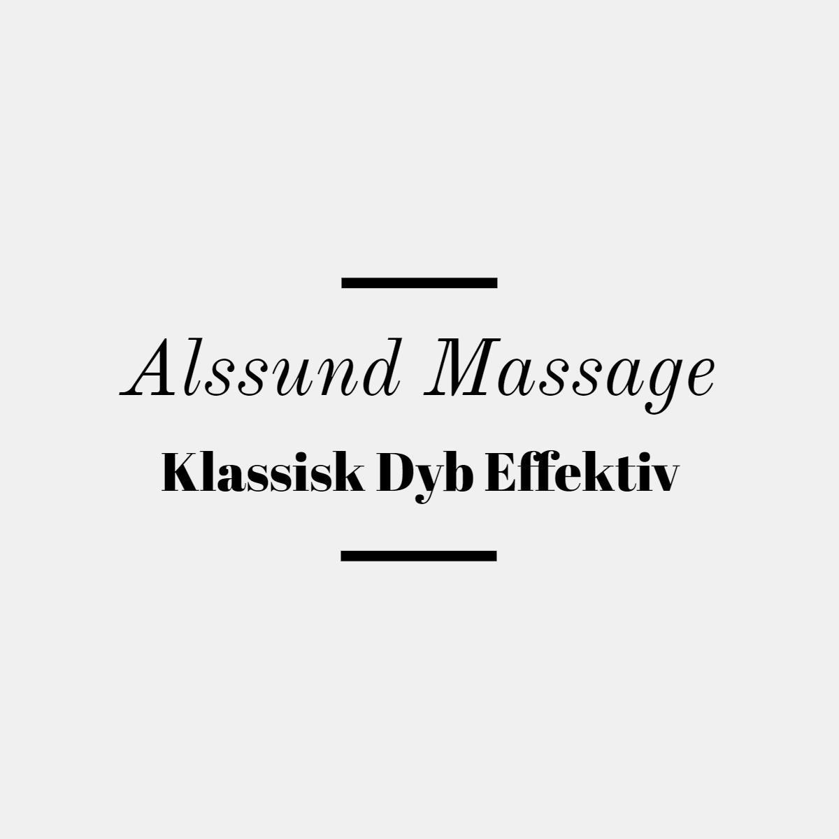 Alssund massage